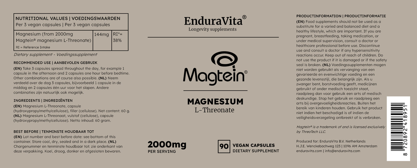 Magnesium L-Threonate 90×667 mg
